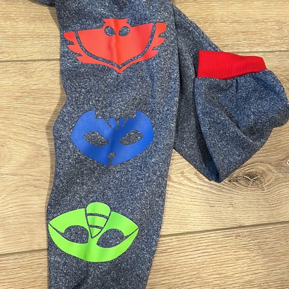 PJ Masks Boy's Sweatsuit Set with Hoodie Fleece Lined - Size 5/6 - Picture 10 of 10